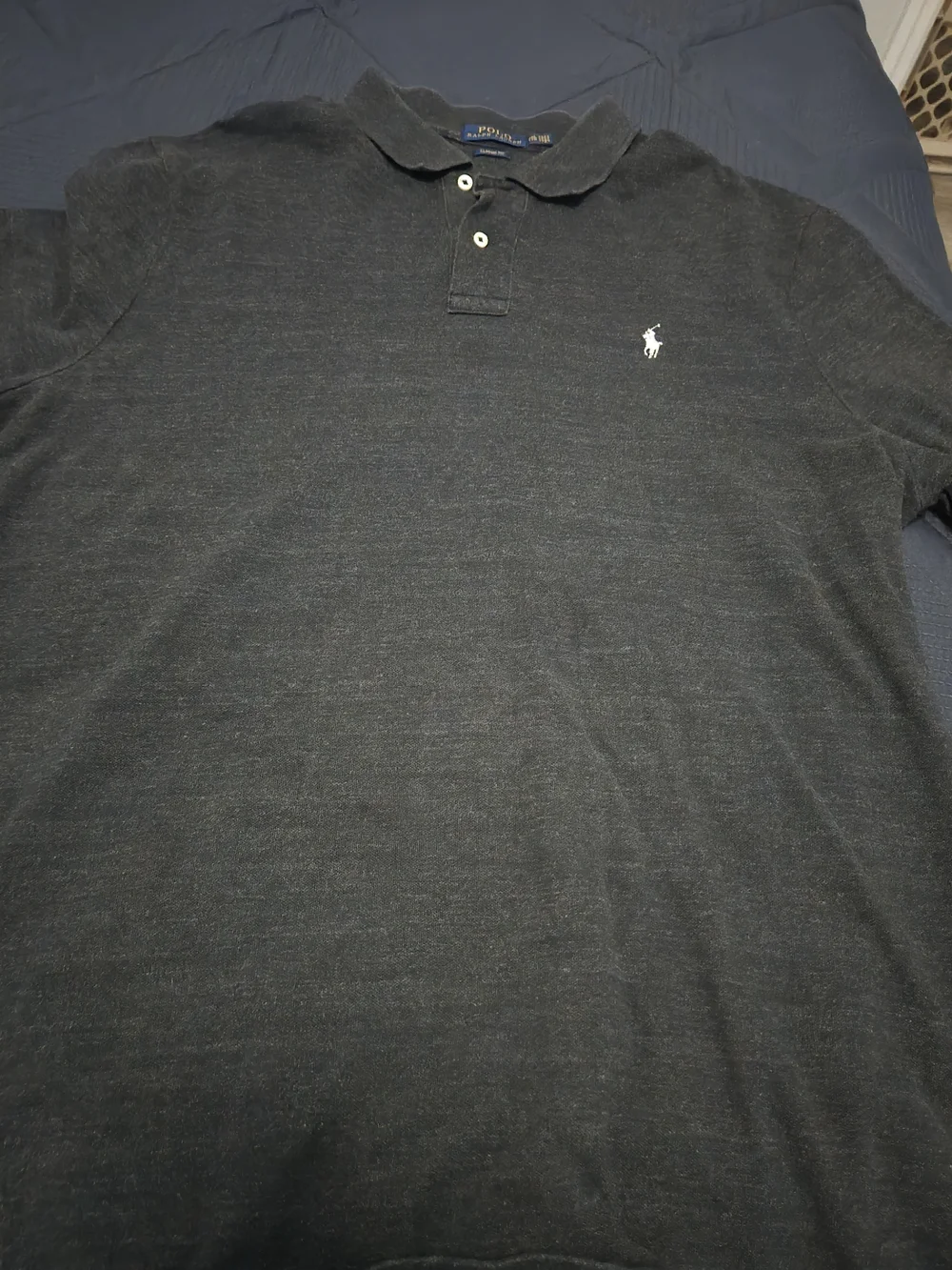 Polo by Ralph Lauren Men's Classic Fit Dark Gray Polo Shirt